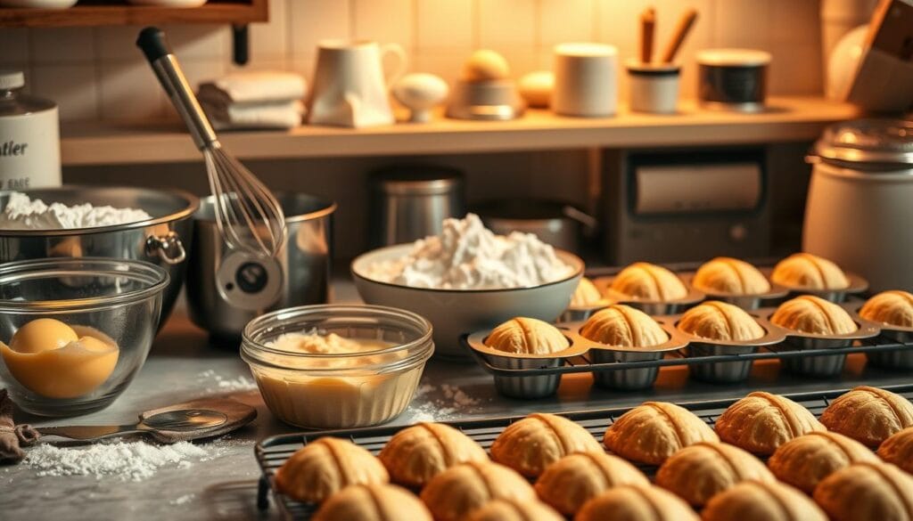 Madeleine Baking Process