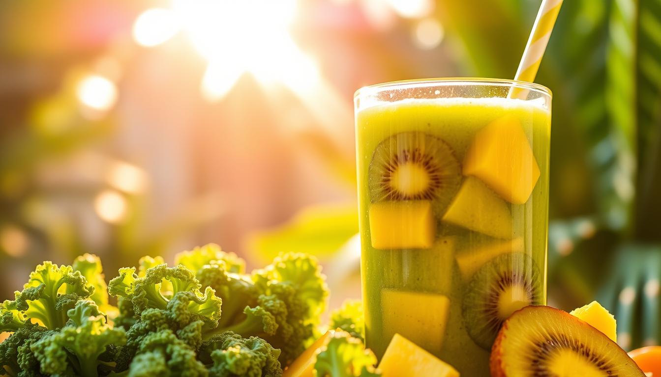 Tropical Smoothie with Kale