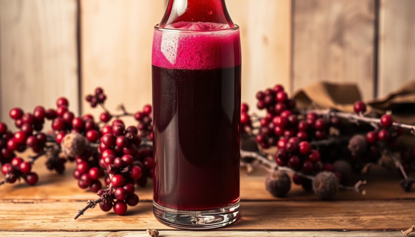 Beet-Sumac Soda