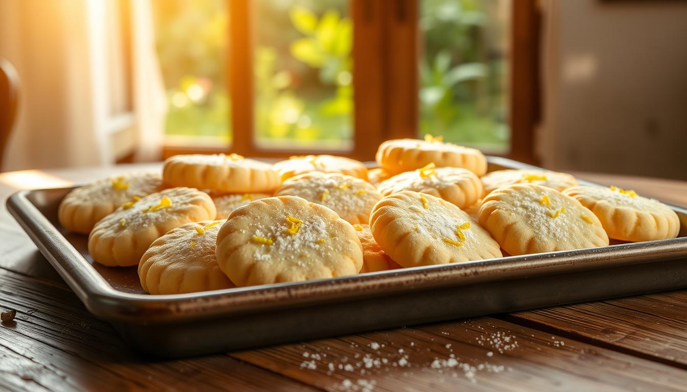Lemon Shortbread Cookies