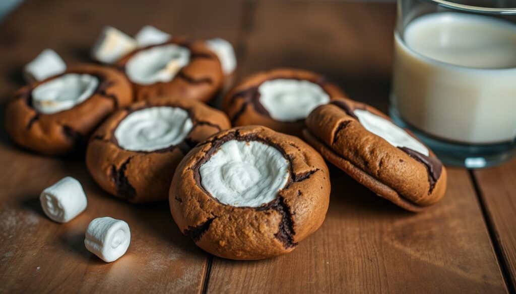 chocolate marshmallow cookies